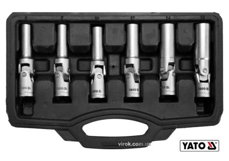 Торцеві ключі для зняття свічок розжарювання авто Yato YT-05339