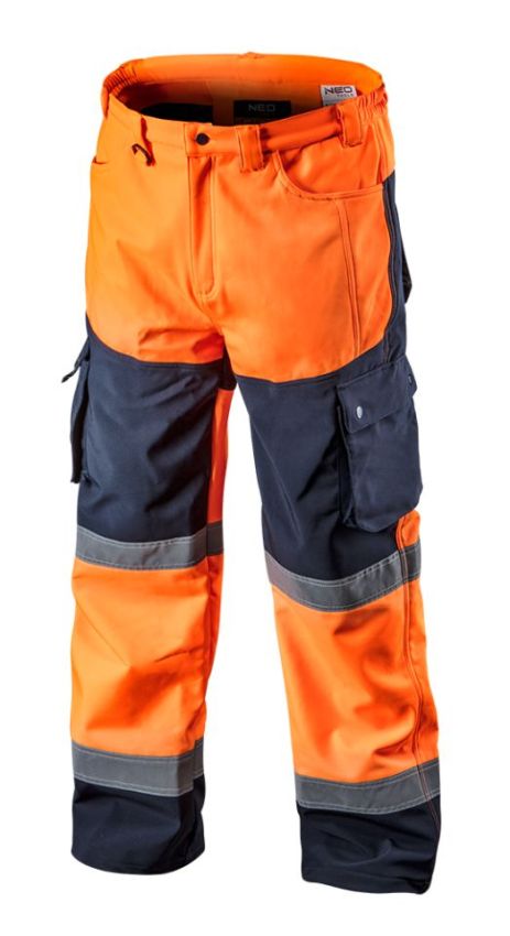 Сигнальні робочі штани softshell, помаранчеві NEO 81-751-M