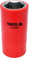 Головка торцевая диэлектрическая VDE 1/2'' 17мм Yato YT-21037