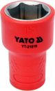 Головка торцева діелектрична VDE 3/8'' 19мм Yato YT-21019