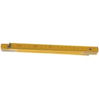 Метр складний дерев'яний, жовтий, 1 м Top Tools 26C011