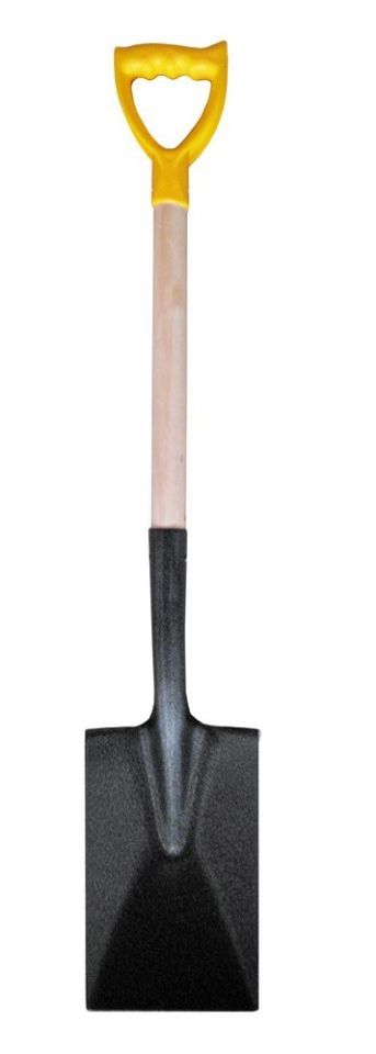 Лопата траншейная с черенком и ручкой 180х290х495 мм 1200 мм молотковая покраска MASTERTOOL 14-6270