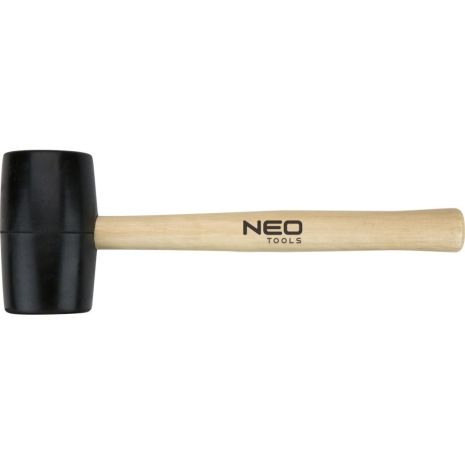 Киянка гумова 50 мм, 340 г, дерев'яна ручка NEO 25-061