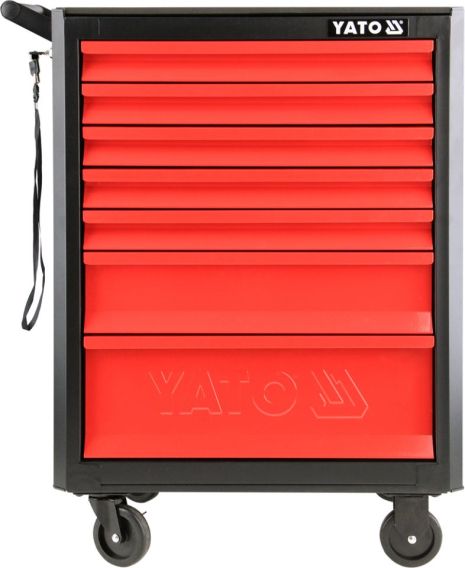 Передвижной шкаф-тележка для инструмента на СТО с 7 выдвижными ящиками Yato YT-09000