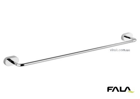 Тримач рушників настінний металевий FALA 60 см кріплення дюбель/шуруп Vorel 69306
