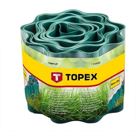 Садовая бордюрная лента Topex 15A500