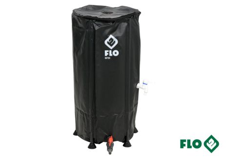 Сборной бак дождевой воды с ПВХ FLO 100 л Ø3/4" Ø40 x 78 см стойкий к УФ лучей Vorel 89700