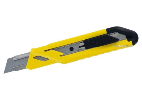 Нож "Snap-Off" с выдвижным лезвием 18 мм, с отламывающимися сегментами, 3 лезвия Stanley STHT10265-0