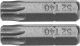 Насадка отверточная : "TORX" T40 x 25 мм, HEX 1/4", AISI S2, 2 шт Yato YT-77908