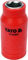 Головка торцевая диэлектрическая VDE 3/8'' 10мм Yato YT-21010