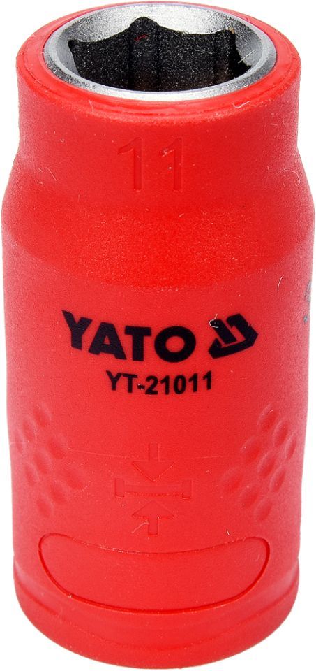 Головка торцева діелектрична VDE 3/8'' 11мм Yato YT-21011