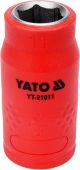 Головка торцевая диэлектрическая VDE 3/8'' 11мм Yato YT-21011
