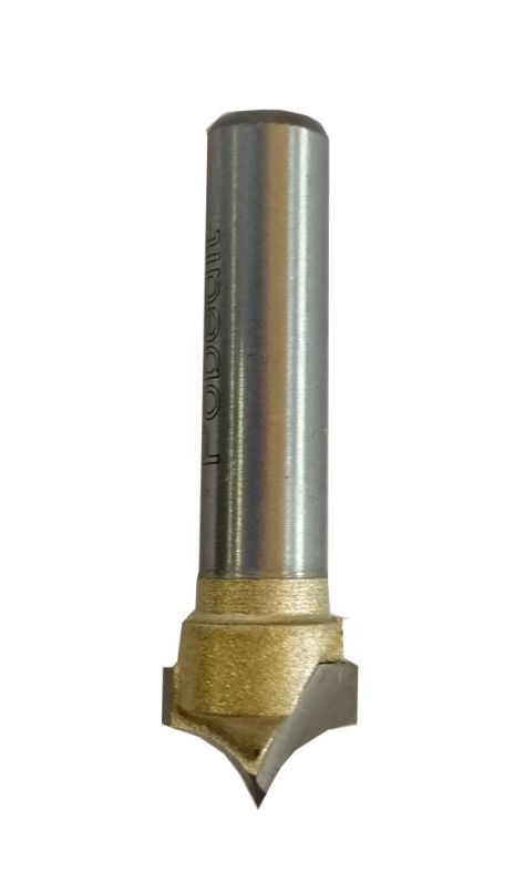 Фреза пазовая галтельная радиусная D-12 мм, R-6 мм, d-8 мм Pobedit P-2053-0608