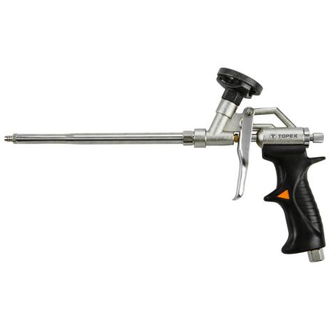 Пистолет для монтажной пены, регулировка напора струи, головка PTFE Topex 21B504
