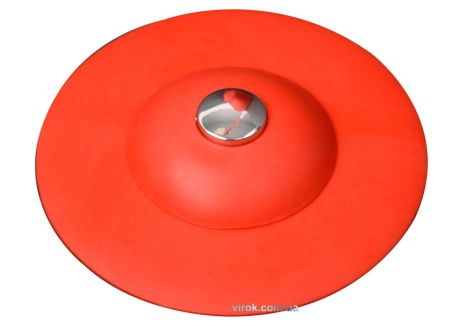 Пробка для ванни силіконова червона FALA Ø = 100 мм Vorel 74782