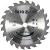 Диск пильный по дереву Ø=190х20х2.2x1.5 мм для циркулярной пилы YT-82150 Yato YT-60634