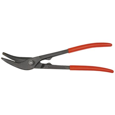 Ножницы по металлу, прорезиненные рукоятки Top Tools 01A553