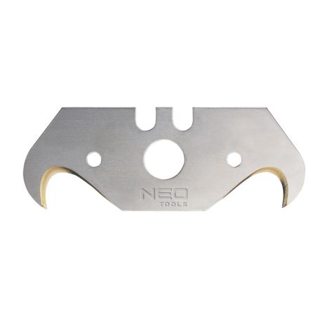 Леза-гачки змінні, 5 шт., Товщина 0.5 мм, ріжуча кромка з титановим покриттям NEO 64-620