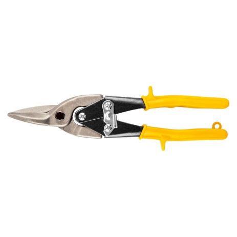 Ножницы по металлу 250 мм, прямые, рукоятки -прорезиненные накладки Top Tools 01A997