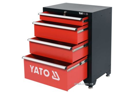 Шкаф для мастерской 4 ящика 660 x 457 x 863 мм YaTo YT-08933