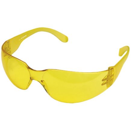 Захисні окуляри, жовті лінзи, виготовлені повністю із високоякісного полікарбонату, CE Topex 82S116