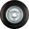 Колесо із чорної гуми; Ø = 100 мм, b = 26 мм, навантаж. - 60 кг Vorel 87452