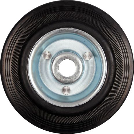 Колесо із чорної гуми; Ø = 125 мм, b = 33 мм, навантаж. - 100 кг Vorel 87453