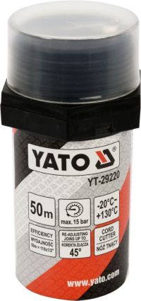 Нитка ущілювальна різьбових сполук l= 50 м, для тиску ≤ 15 Bar, у капсулі Yato YT-29220
