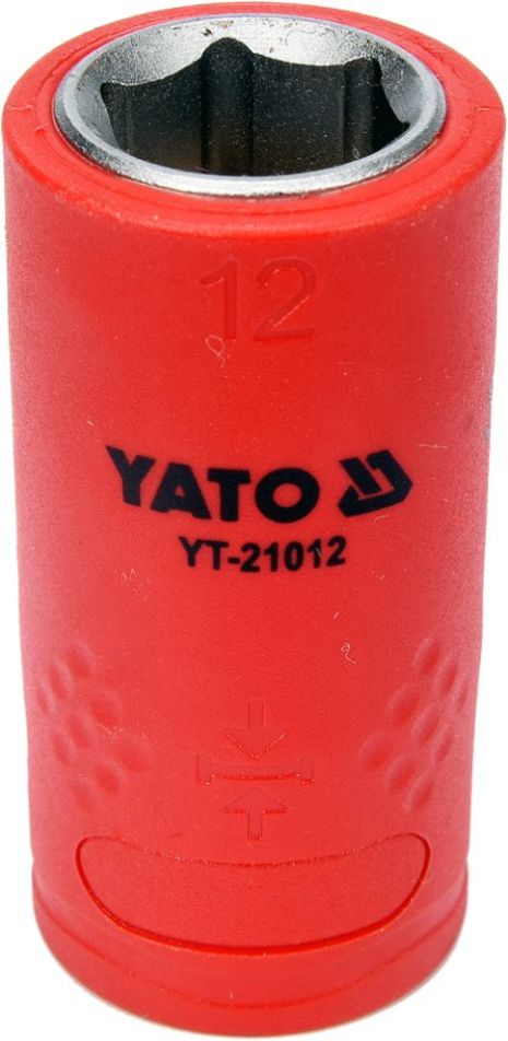 Головка торцева діелектрична VDE 3/8'' 12мм Yato YT-21012