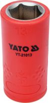 Головка торцевая диэлектрическая VDE 3/8'' 13мм Yato YT-21013