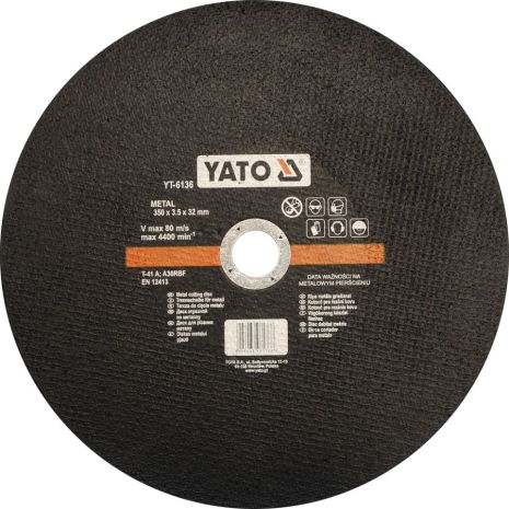 Отрезной диск по металлу для монтажной пилы 350х3,5 мм Yato YT-6136