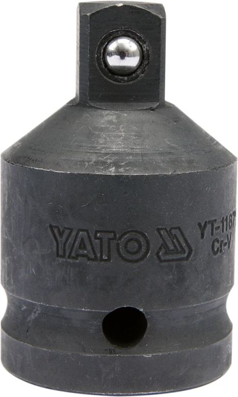 Ударний перехідник з коміра 3/4″ на головку 1/2″ Yato YT-11671