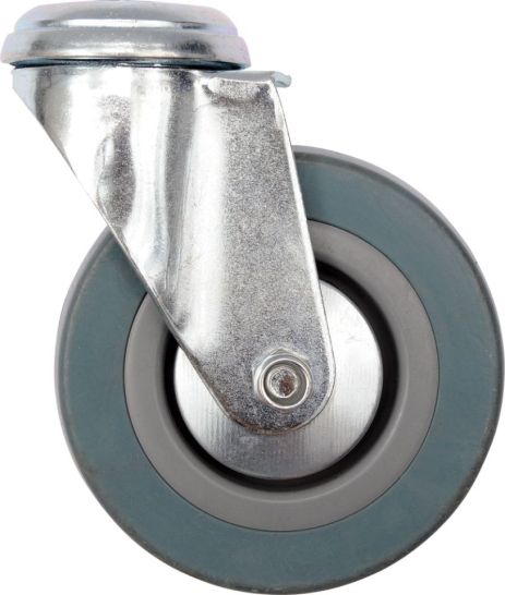Поворотное резиновое колесо для тележки 50 мм Vorel 87371