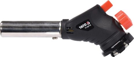 Газовий пальник з п'єзопідпалом 360° 1 кВт 1000°С Yato YT-36710
