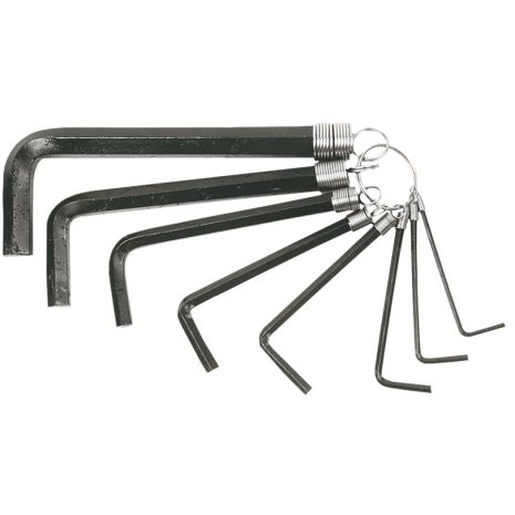 Ключи шестигранные 2-10 мм, 8 ед. Top Tools 35D055