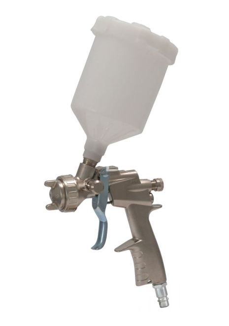Краскопульт пневматический F1-N-S пластиковый бачок 500 мл дюза-2,5 мм KING TONY AH081866