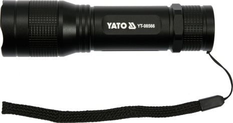 Алюмінієвий світлодіодний ліхтарик Yato YT-08566