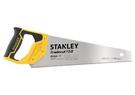 Ножівка по дереву "Tradecut": L= 450 мм, 7 зубів/1" Stanley STHT20354-1
