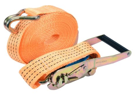 Ремень для крепления багажа с трещоткой, сила натяжения - 200/400 кг, 8 м х 50 мм Vorel 82410
