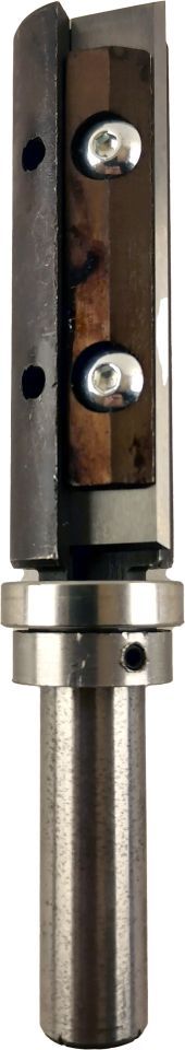 Фреза копіювальна зі змінними ножами та верхнім підшипником D-21 мм, H-60 ​​мм, d-12 мм Pobedit P-121-2260