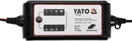 Автомобільний зарядний пристрій для акумуляторів Yato YT-83031