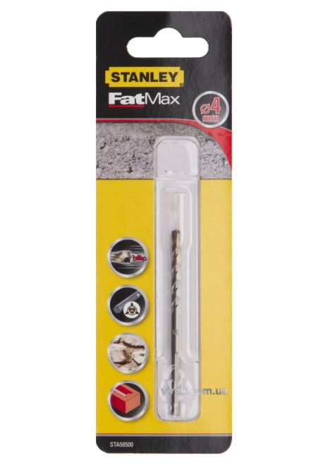 Свердло по кирпичу FatMax 4 мм Stanley STA58500-QZ