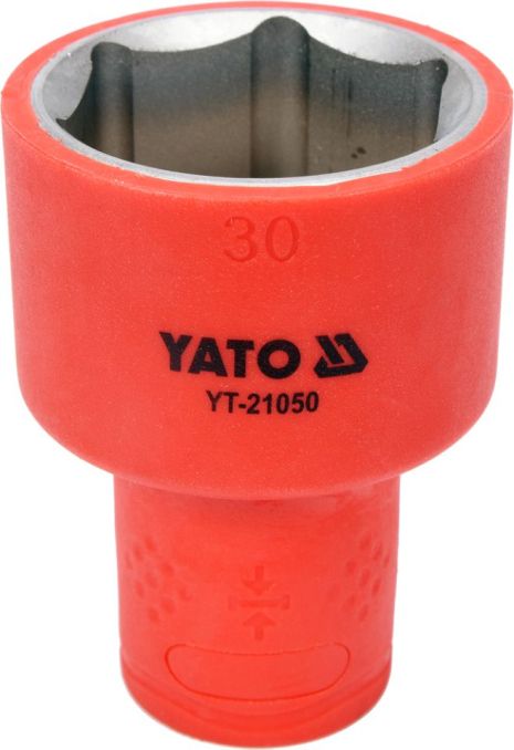 Головка торцевая диэлектрическая VDE 1/2'' 30мм Yato YT-21050