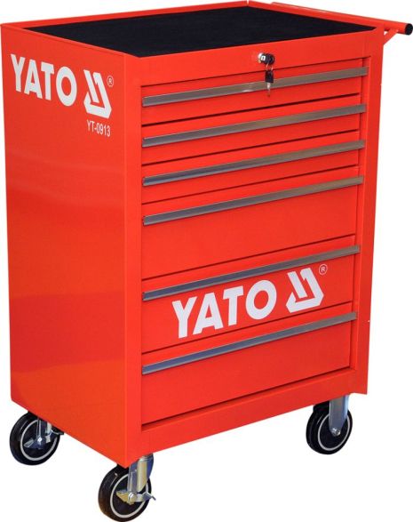 Шкаф-тележка для инструментов с 6 шуфлядами, 995 х 680 х 458 мм Yato YT-0913