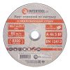 Диск отрезной по металлу 180x1.6x22.2мм INTERTOOL CT-4013