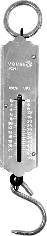 Весы ручные, подвесные, пружинные до 25 кг Vorel 15291