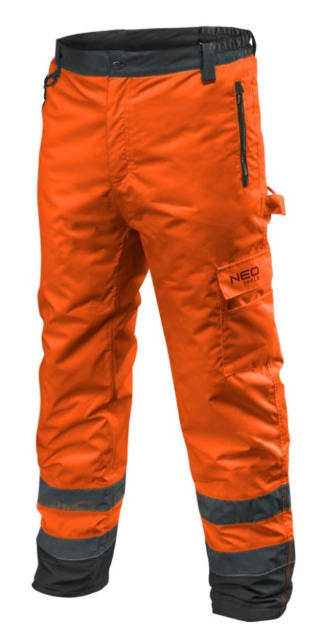 Сигнальні утеплені робочі штани, помаранчеві NEO 81-761-L