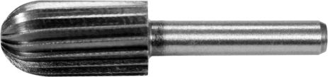 Фреза циліндрична напівкругла по металу Ø13 x 25/55 мм HSS 4241 хвостовик-Ø6 мм Yato YT-61715