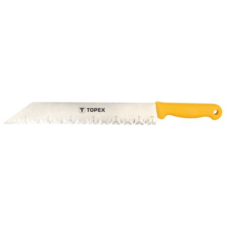Нож для минеральной ваты 480 мм, лезвие 335 мм, лезвие со шкалой, однокомпонентная рукоятка Topex 17B900