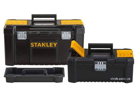 Ящик для інструменту з поліпропілену 48 х 26 х 25 см + додатковий ящик усередині Stanley STST1-75772